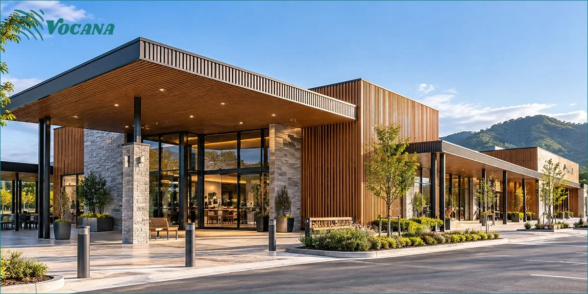 wpc cladding public building wpc cladding public building