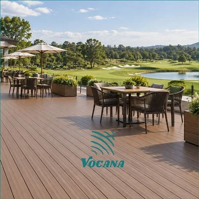 Decking in WPC per terrazze e aree di osservazione dei golf club|Vocana