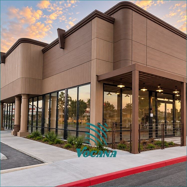 WPC Cladding For Highway Rest Areas | Vocana suppliers